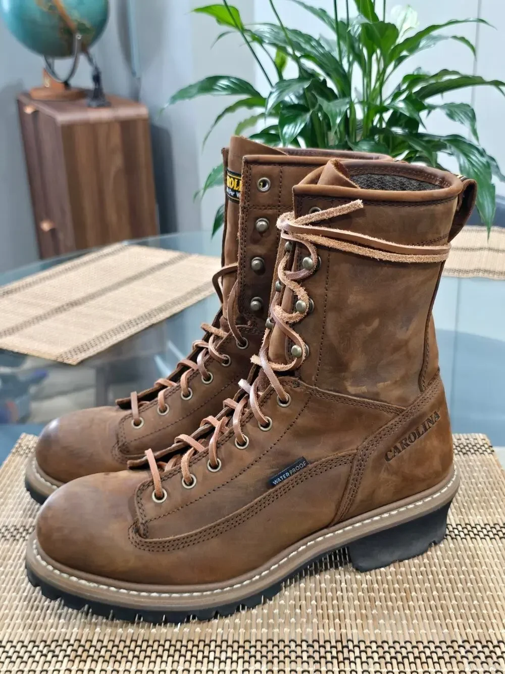 Carolina Logger Boots CA8824 Spruce Soft Toe Waterproof Size 11 D